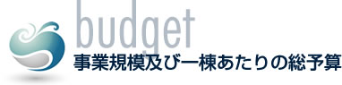 事業規模及び一棟あたりの総予算